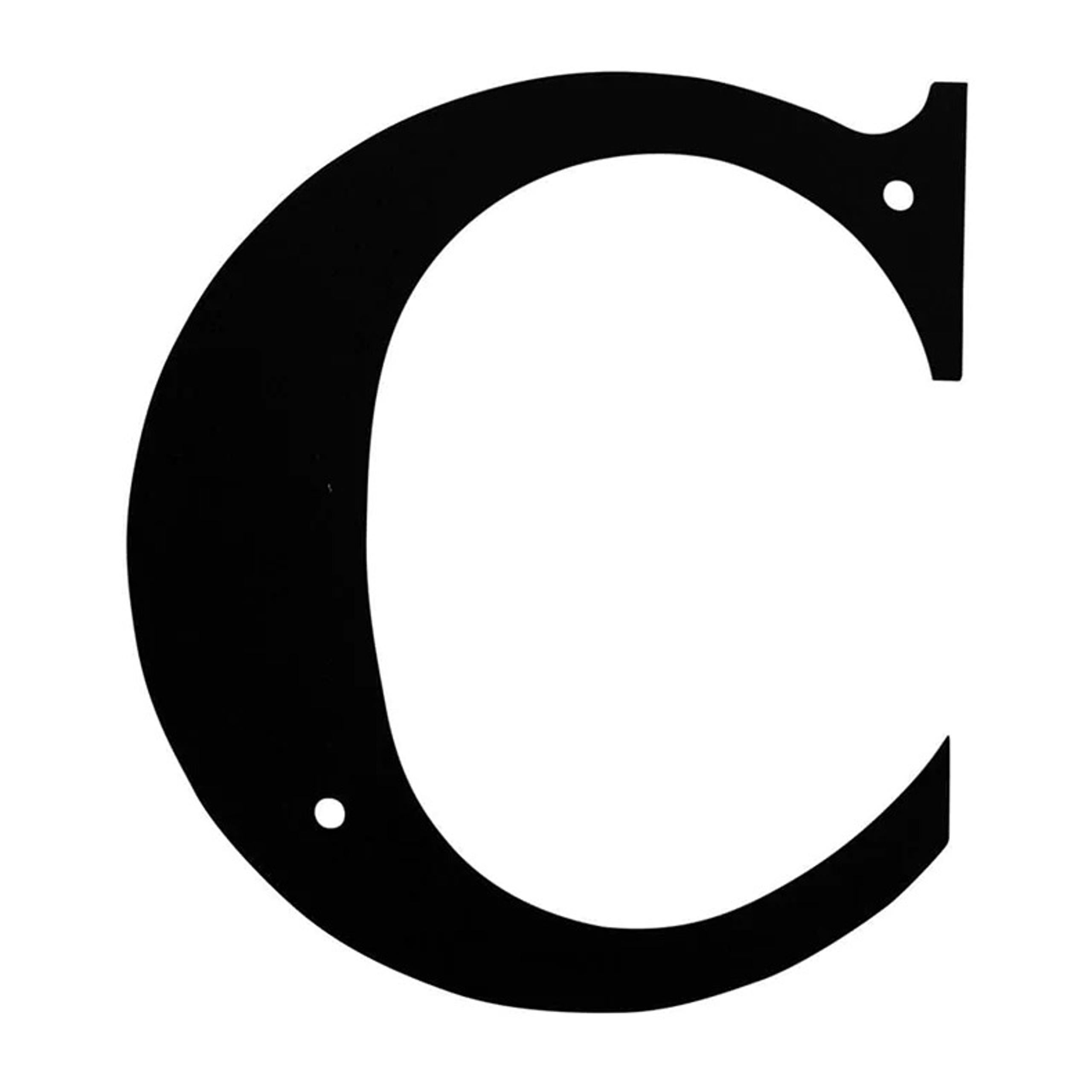 Letter C Initial House Wall Plaque 6 Inch Sign Address Yard Garden Shed Decor
