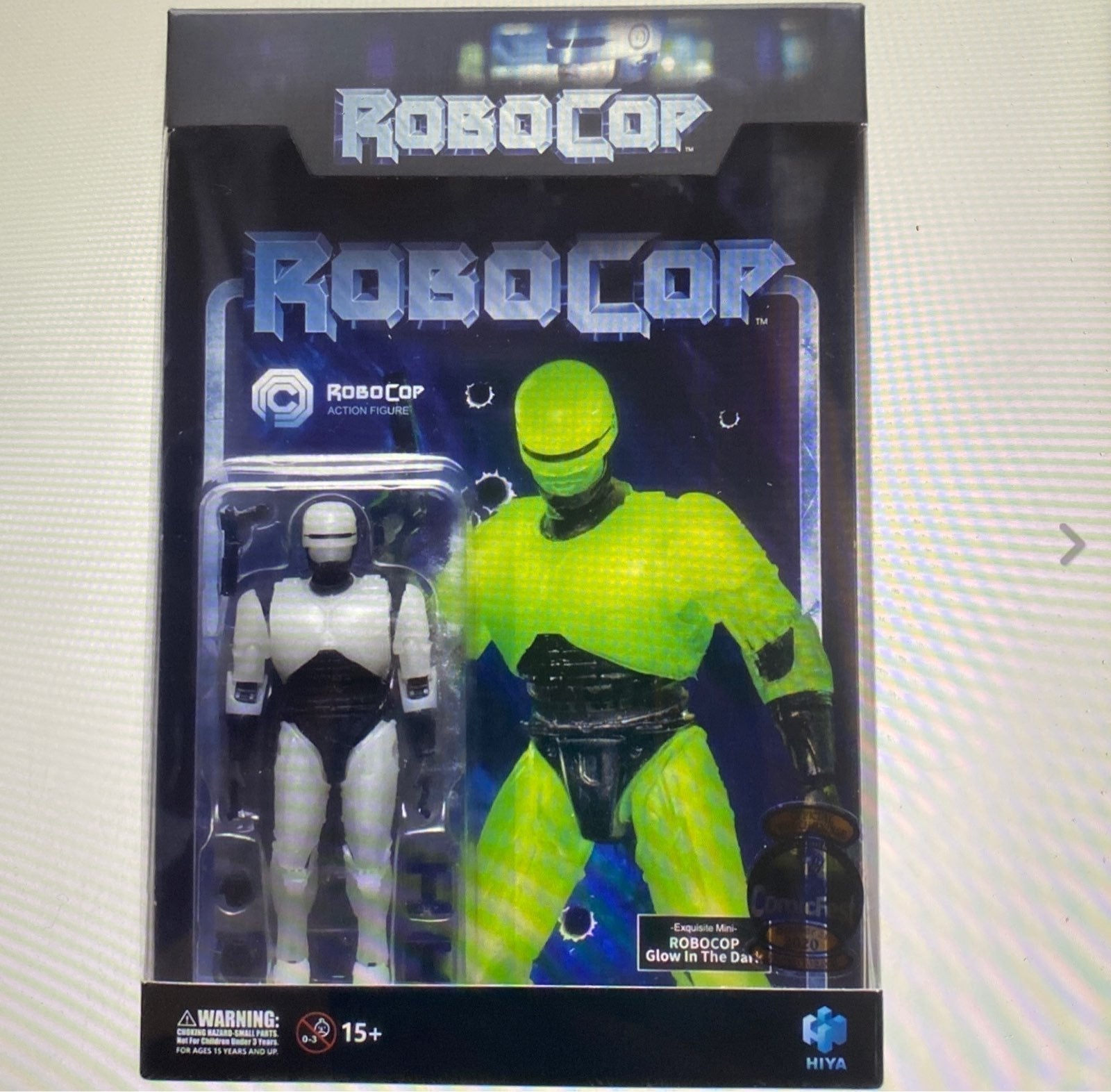 Hiya Toys RoboCop Glow-In-The-Dark 2020 EXCLUSIVE Action Figure NIB - In Stock L