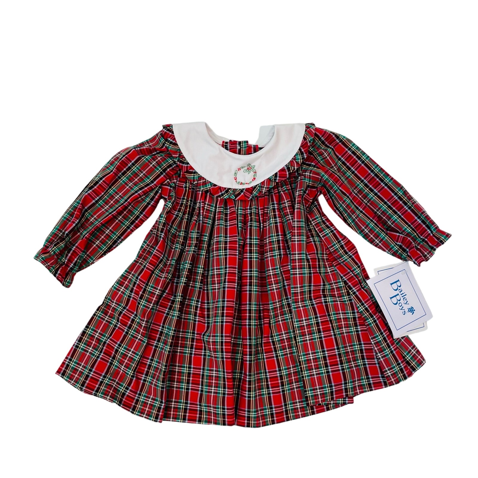 NWT Bailey Boys 3M Wreath on Tartan Float