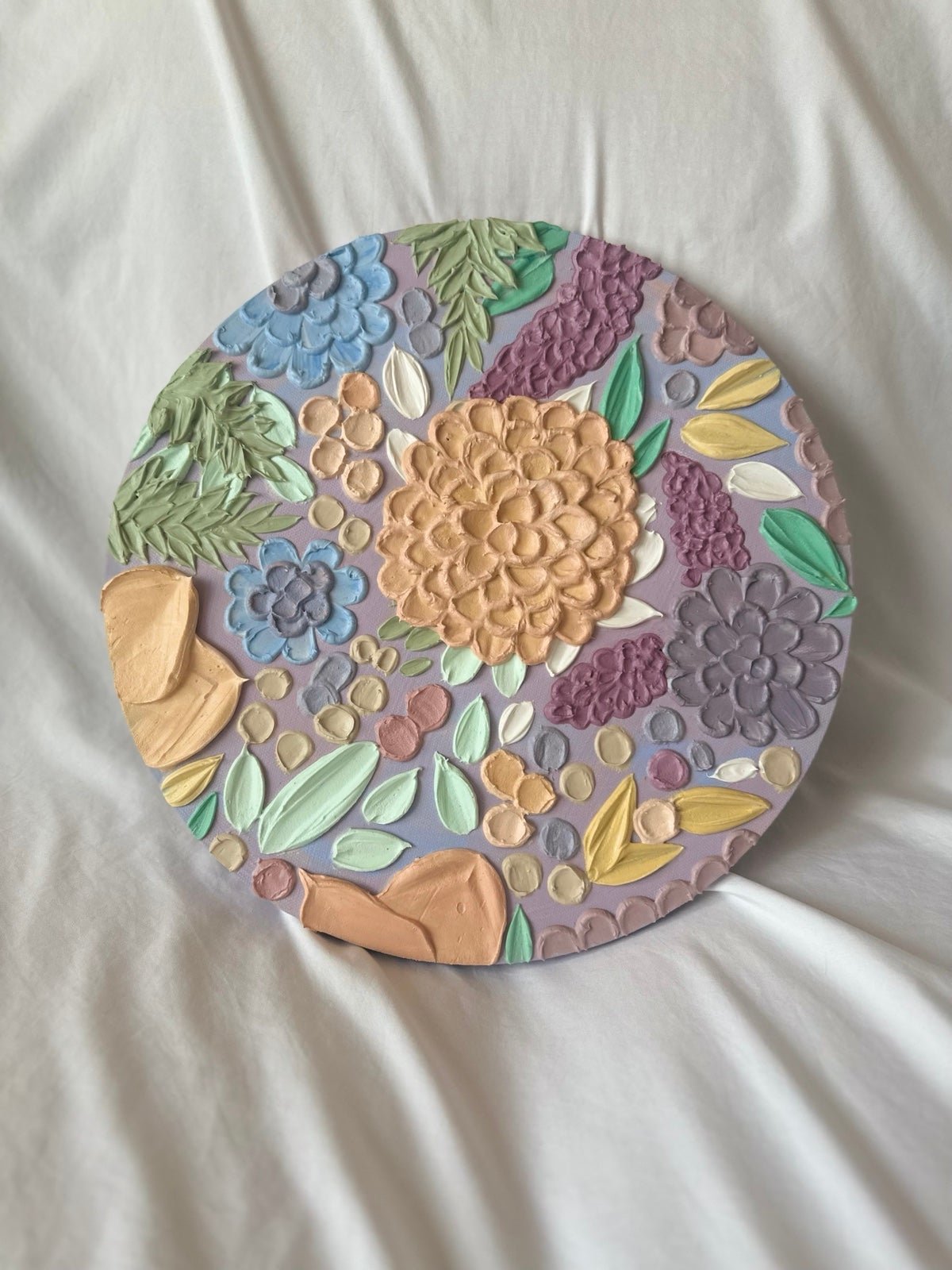 Handmade floral painting