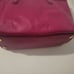 Large vintage Fossil Pink cowhide leather satchel bag back pocket + inside GUC