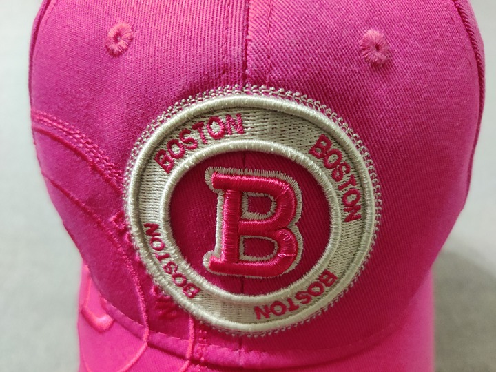 Robin Ruth Pink Boston Hat, Velcro Strap