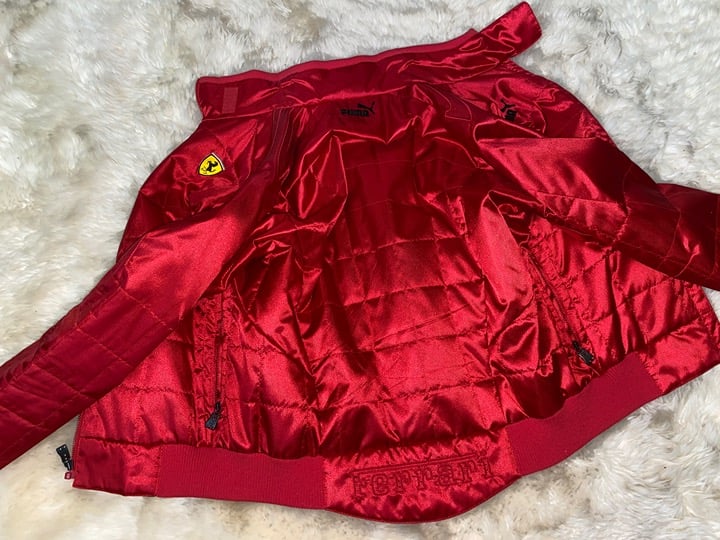 Ferrari Puma Track Racing Jacket - Flame Retardant Sheer Release, High Quality