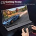 Portable Monitor - KYY 15.6inch 1080P FHD USB-C Laptop Monitor HDMI Computer Dis