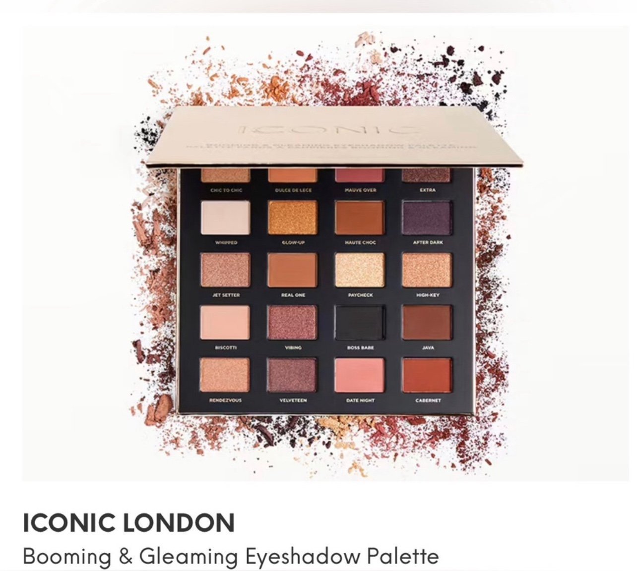Iconic London Booming & Gleaming Eyeshadow Palette