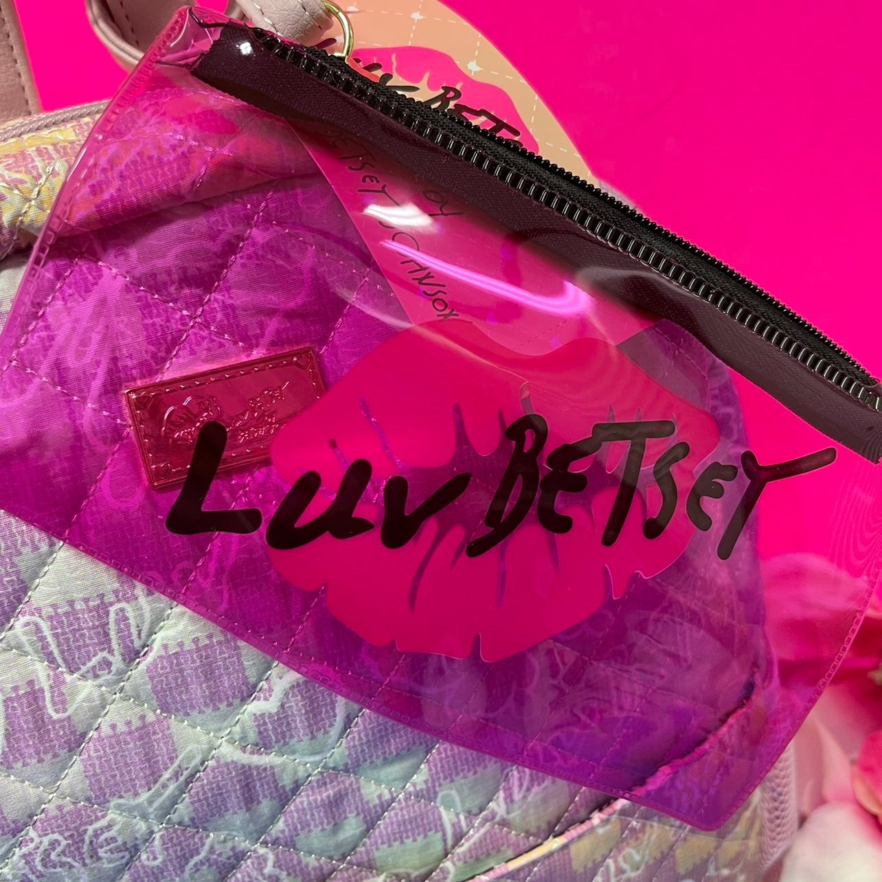 Betsey Johnson backpack + pouch 2pc set NWT ✨PRICE NOW online FIRM