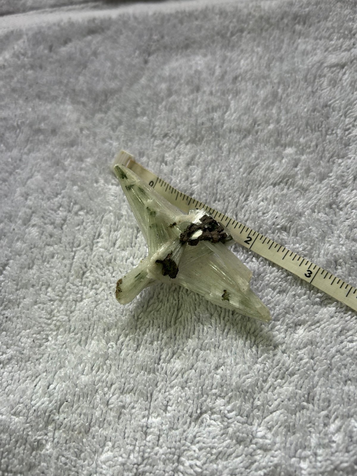 Scolicite and Green Apophyllite Raw Stone/Crystal