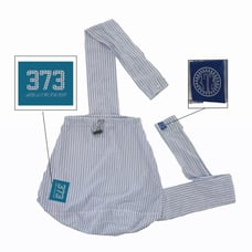 Minami Shirt Bag 373 AQUATIC STRIPED SHIRT BAG