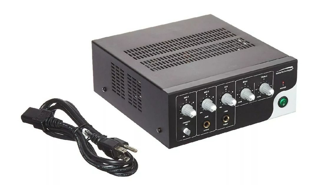 Brand New Speco Technologies PVL15A 15W RMS PA Amplifier
