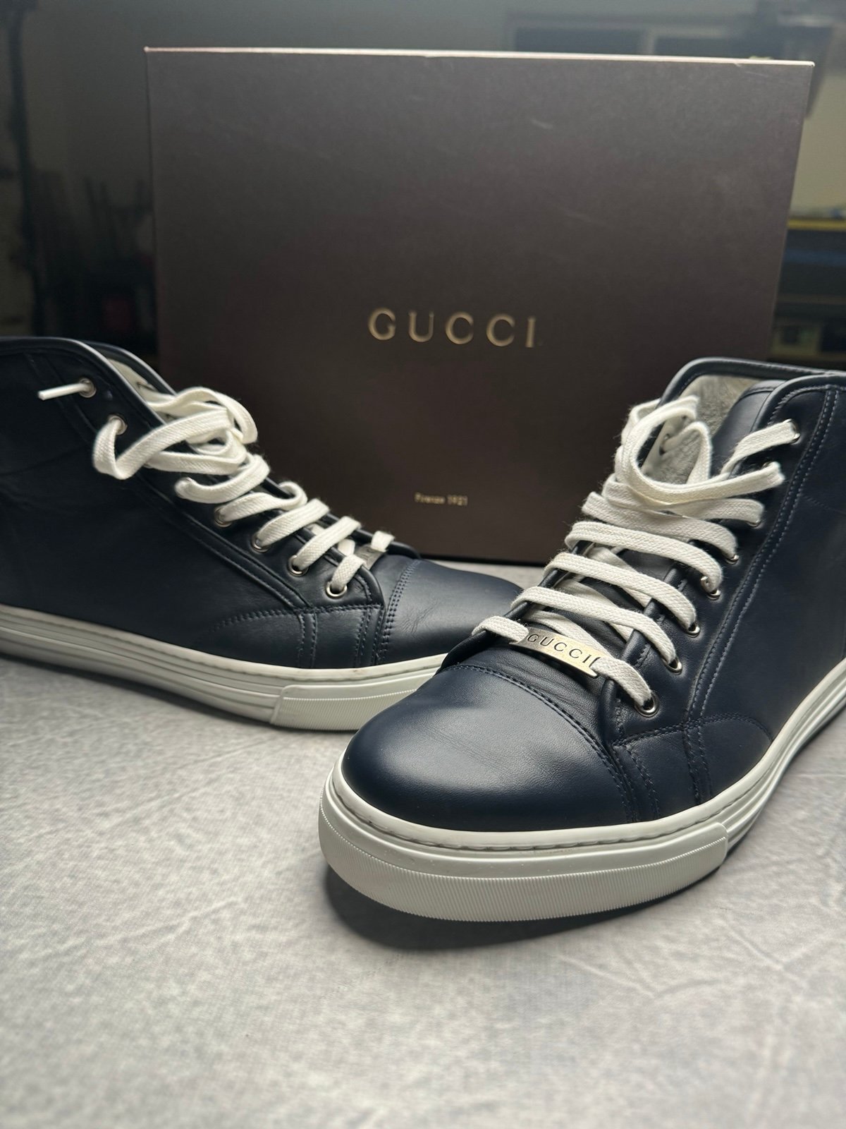 Gucci Miro Soft Shoes Leather High Top