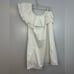 NWT Sunday in Brooklyn Anthropologie White Ruffle One Shoulder Mini Dress Sz XS