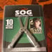 SOG Crosscut 10 tools in 1 multitool. R. LEE ERMEY GUNNY APPROVED.
