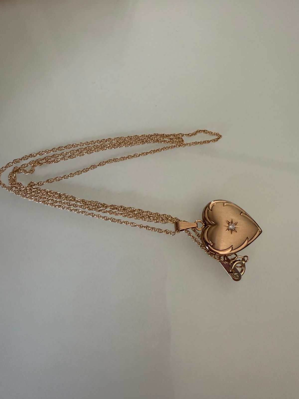 14k locket Necklace