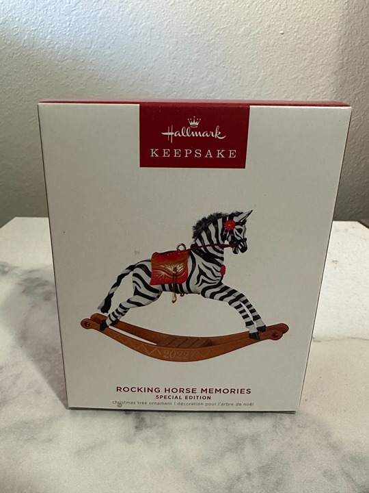 Hallmark Keepsake Ornament 2022 Rocking Horse Memories Limited Edition New