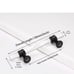Drawer Pulls 3 inch Black Cabinet Pulls Acrylic Lucite Cabinet Pull -25pack