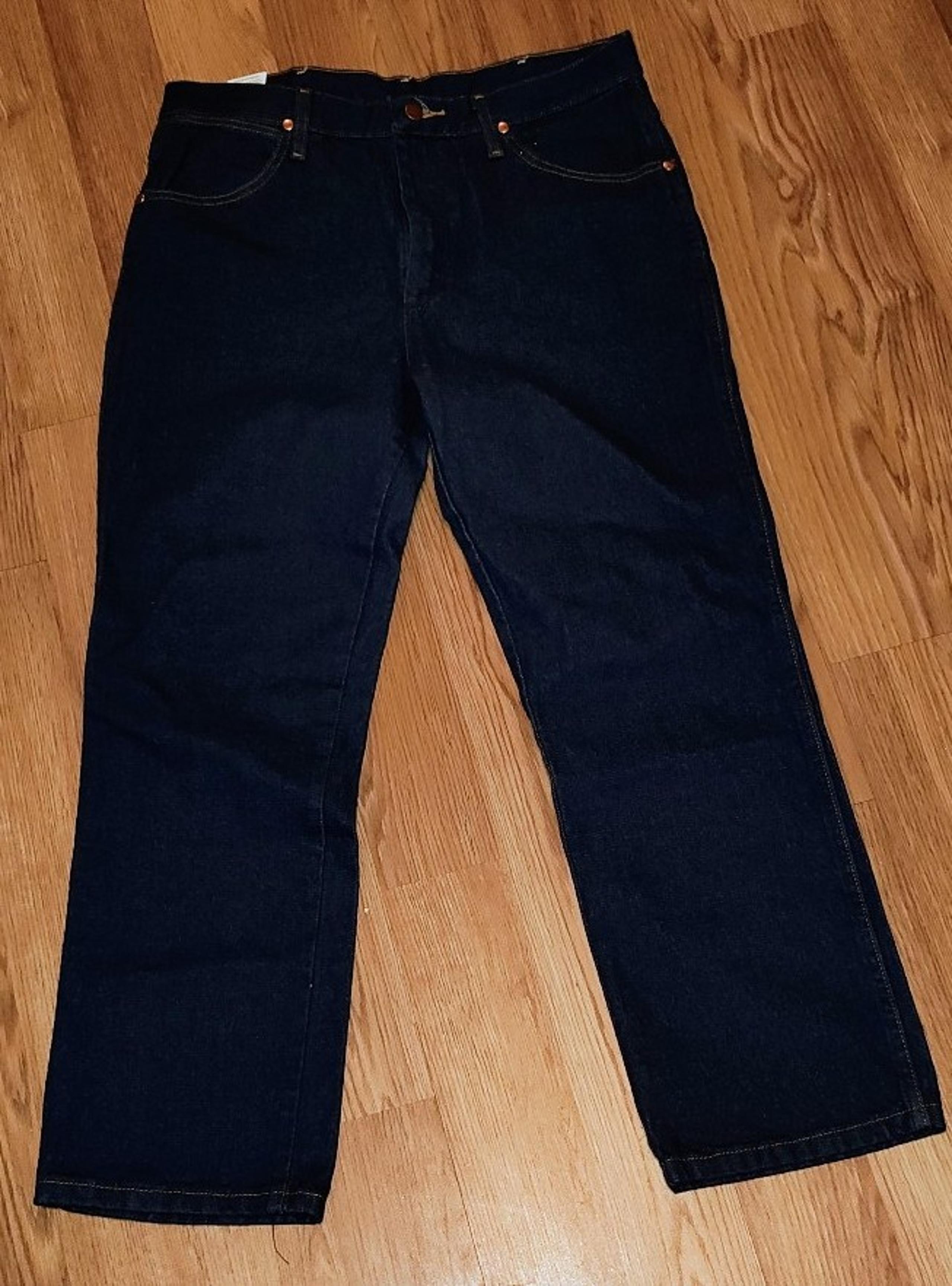 Wrangler cowboy cut slim fit 34 x 29 mens jeans w tags