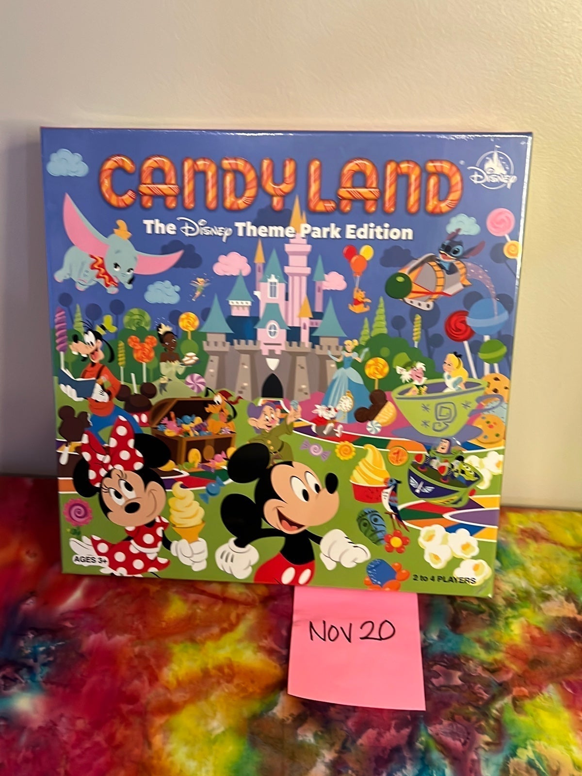 Rare New 2020 Disney Parks Candyland The Disney Theme Park Edition Board Game