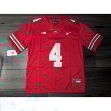 Jeremiah Smith #4 Ohio State Buckeyes Red Stitched Size Small