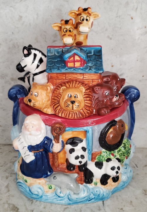 HomeTrends Homespun Noahs Ark Cookie Jar