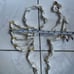 Vintage Cupid Window Light Silhouette