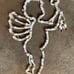 Vintage Cupid Window Light Silhouette