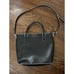 Vera Bradley Black Leather Satchel Crossbody Handle White Accents 13 X 10 X 3