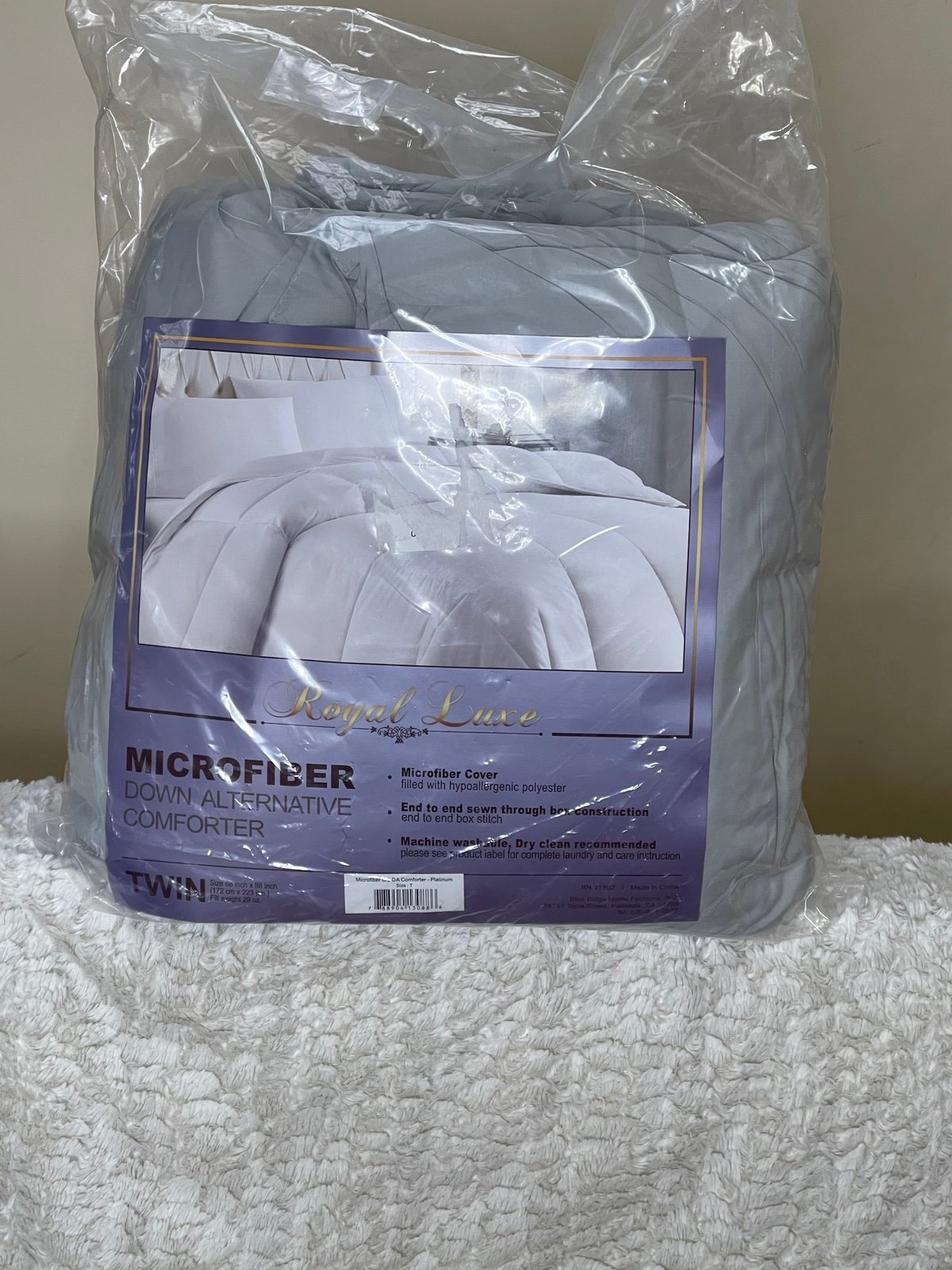 Royal Luxe Microfiber Down Comforter