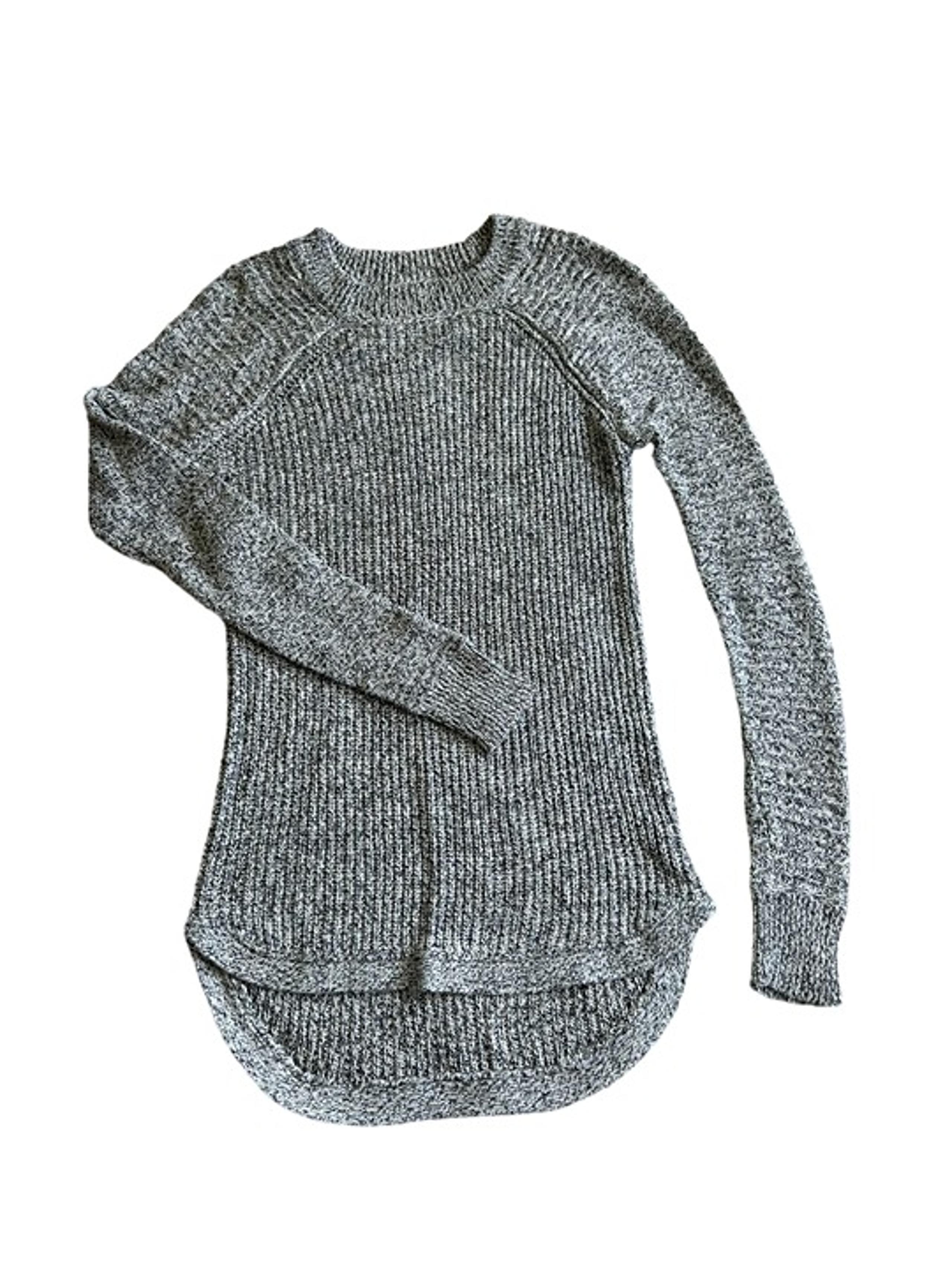 RD STYLE Gray Crewneck Marled Sweater Size Small