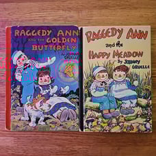 Vintage raggedy ann books