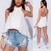 Size 4 Hi Lo Lace Trapeze Halter Top