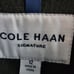Cole Haan Wool Blend Faux Fur Trim Hooded Coat, Green Size 10
