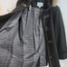 Cole Haan Wool Blend Faux Fur Trim Hooded Coat, Green Size 10
