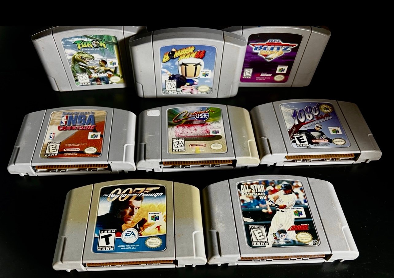 Nintendo 64 Game lot. (8) games total.