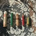 Antique/Vintage lot of 5 medical tubes WITH CONTENTS