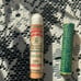 Antique/Vintage lot of 5 medical tubes WITH CONTENTS
