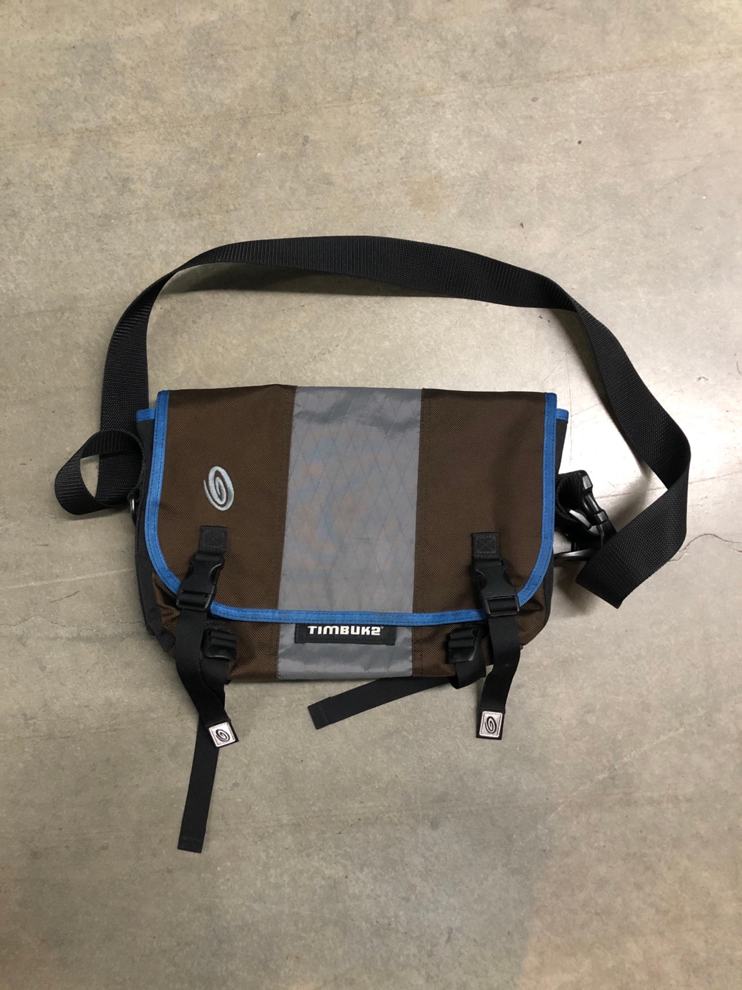 Timbuk2 Messenger Laptop Carry On Bag (16x10) Brown-Grey-Green