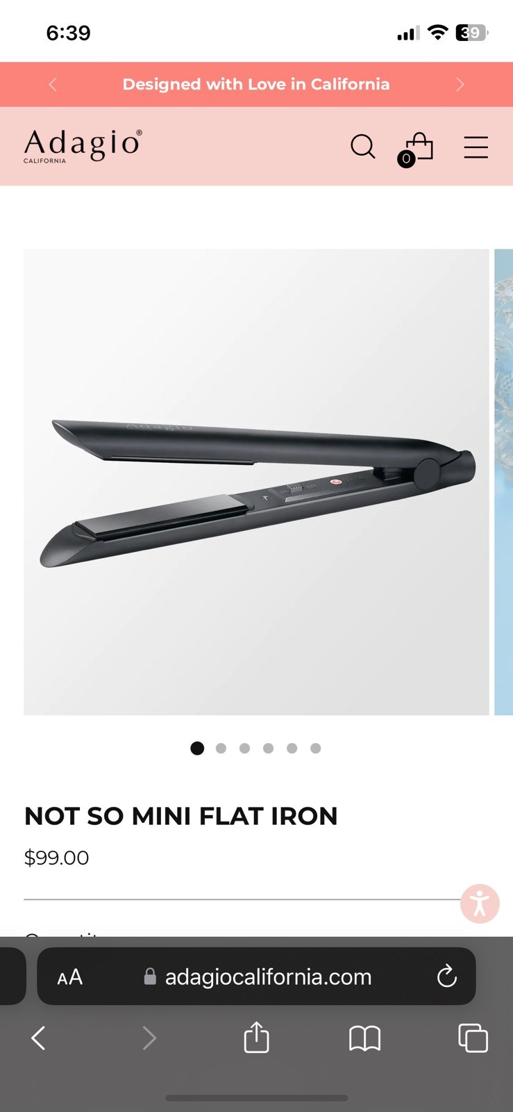 Flat iron