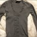 Balenciaga Knit Grey Wool V-Neck Long Sl