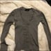 Balenciaga Knit Grey Wool V-Neck Long Sl