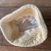 Vintage irish cream knit wool bucket hat
