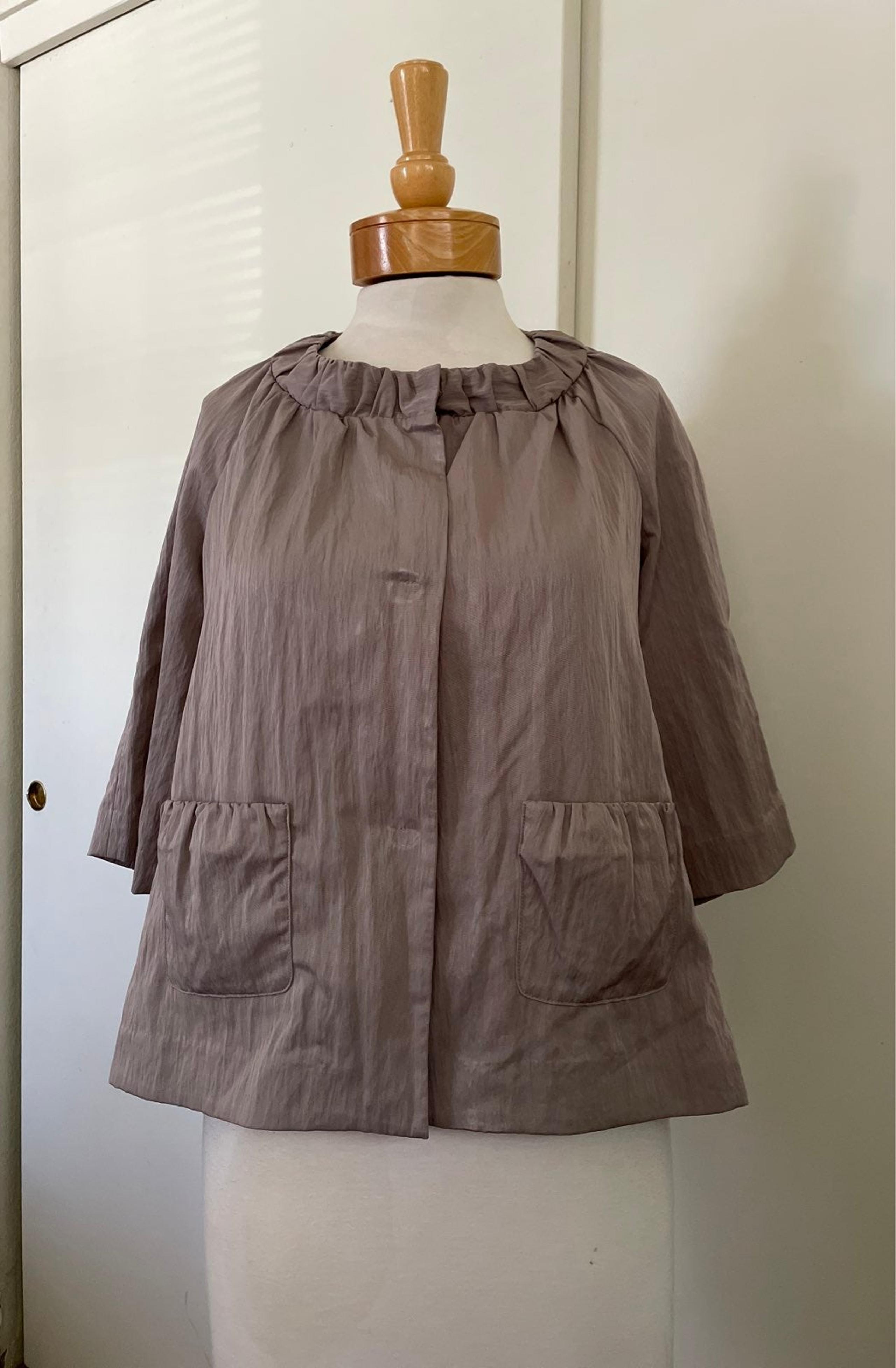 Simply Vera Vera Wang Swing Cape Tan S