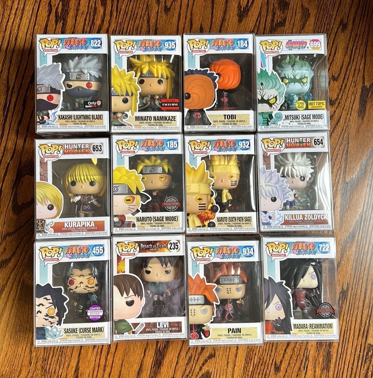 Anime Funko Pop Lot - Message for Individual Pricing