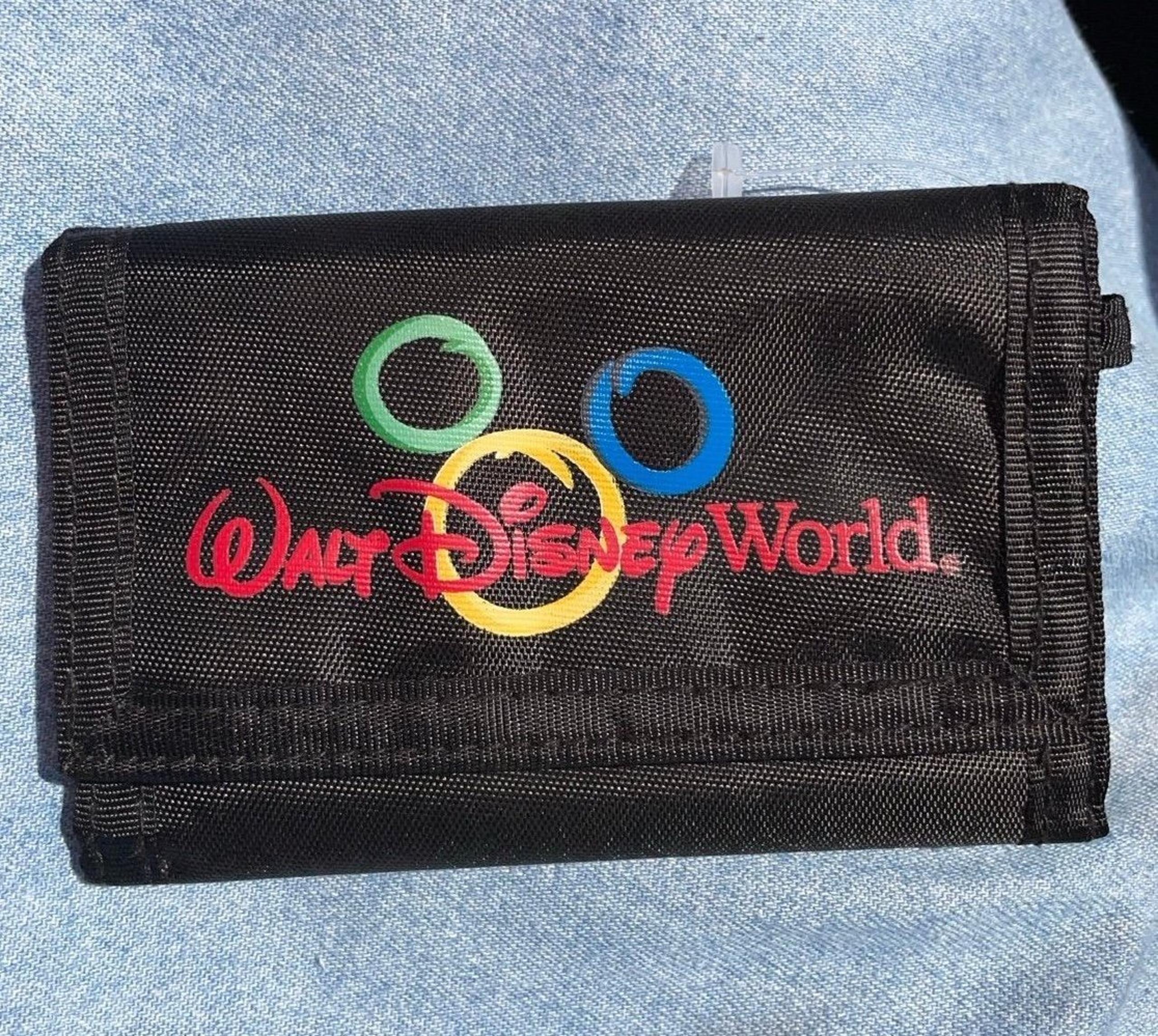 Vintage Disney Tri-Fold Wallet with key ring loop - NEW