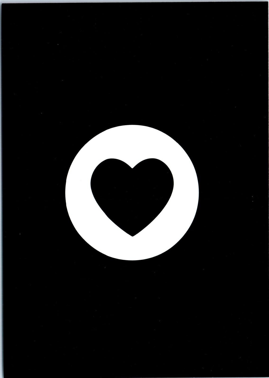 Vintage Postcard Linux Early Heart Logo 2001 IBM 6x4 United States USA