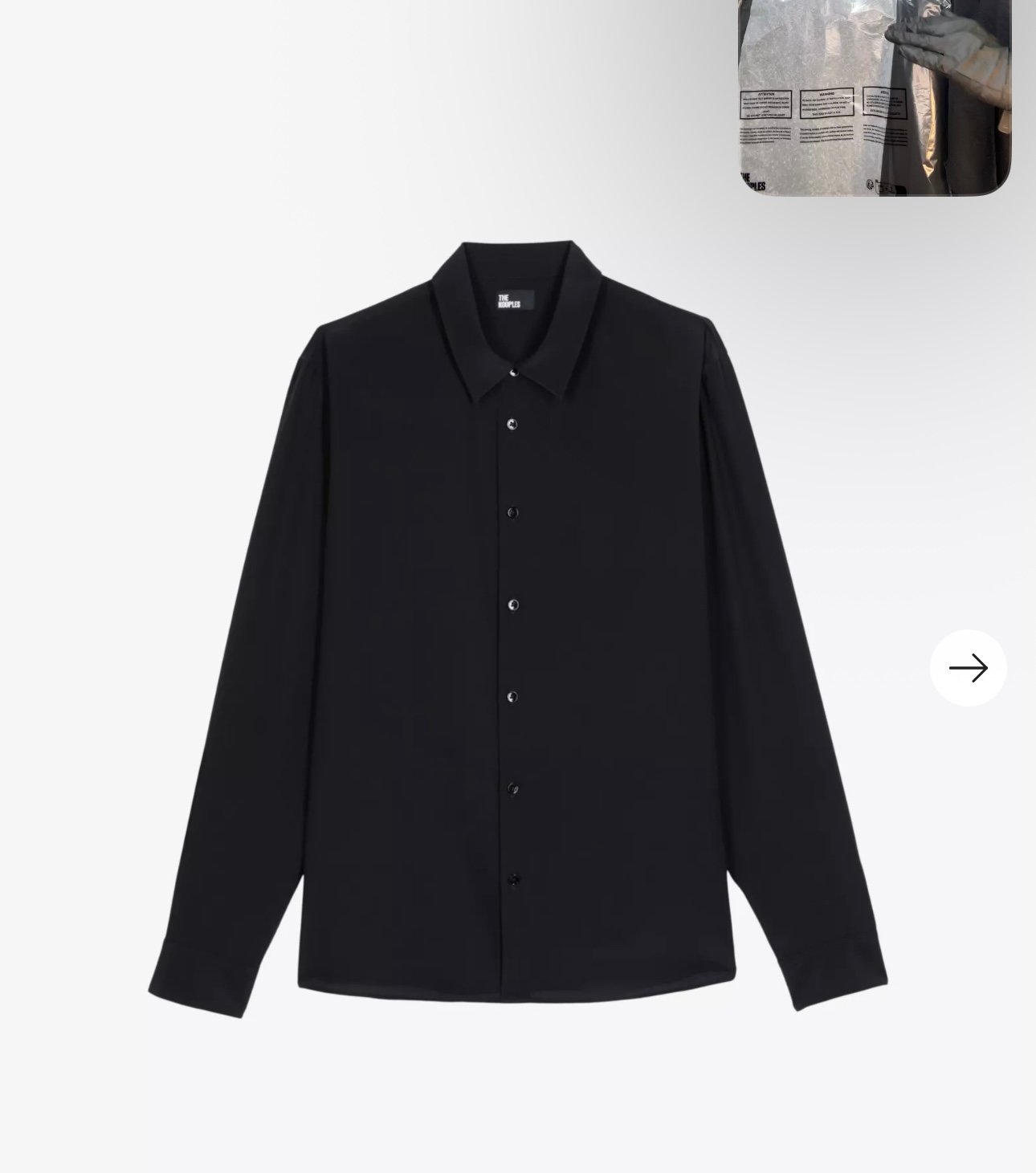 The kooples silk shirt unisex, msrp450
