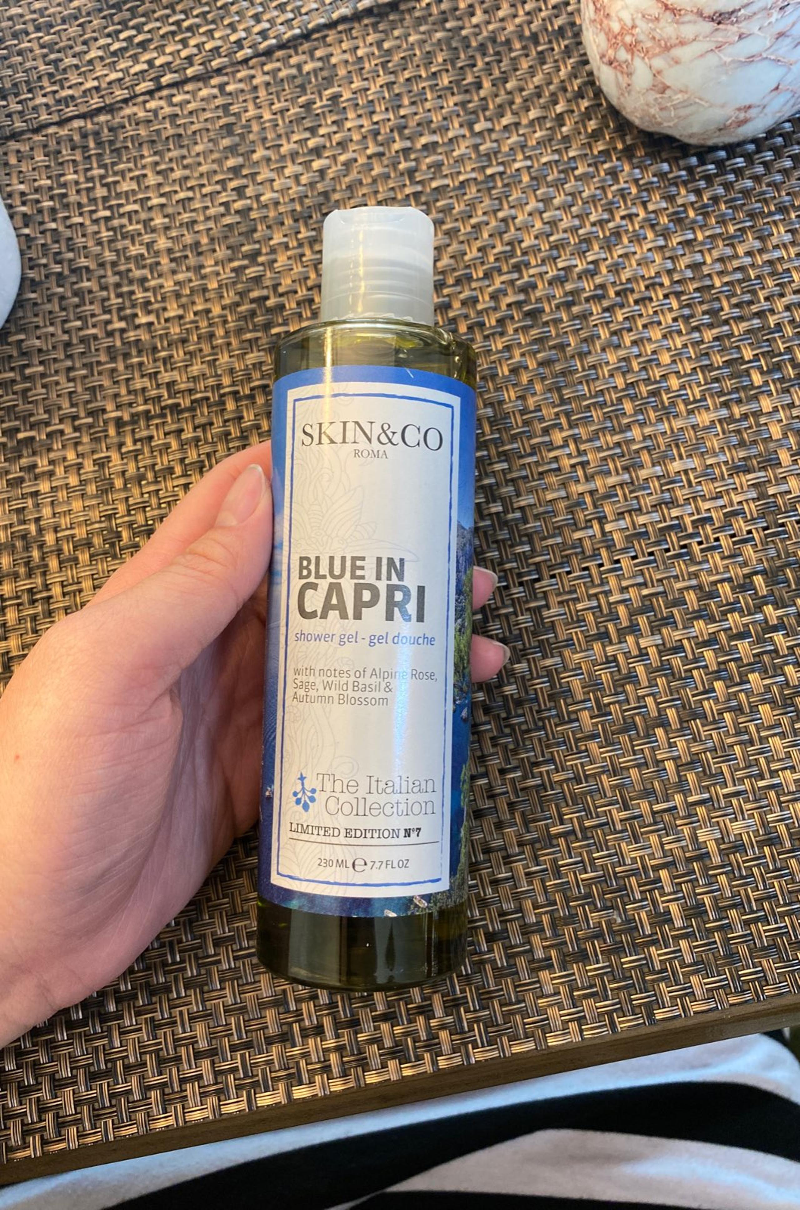 Skin & co Roma blue in capri shower gel