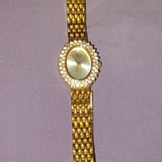 JFK Collection Vintage Gold Watch, needs new battery.