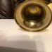 Brass Catchall/Centerpiece Pedestal Bowl With Tassel Rope