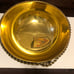 Brass Catchall/Centerpiece Pedestal Bowl With Tassel Rope