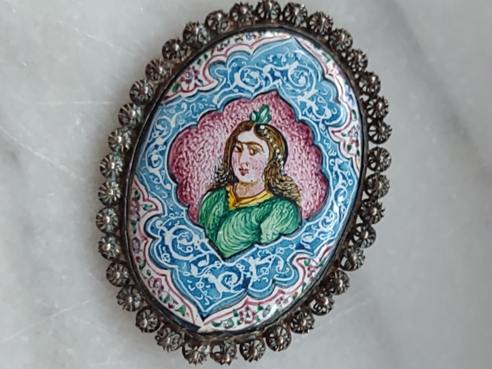 Antique Sterling Persian Cameo